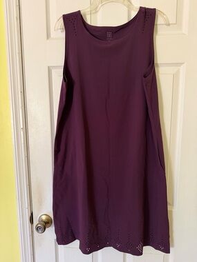 Title Nine Unconventional Sleeveless Dress
 Purple , sz XL, EUC